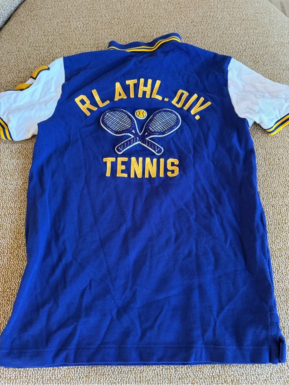 Polo by Ralph Lauren Men’s Royal Blue Tennis Polo Shirt